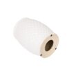 Glazed Ceramic Drum Stool Indoor / Outdoor Side Table Ceramic - White - Image 11