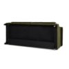 Elaine - Camel Back Small Space Sofa - Olive Green - Image 7