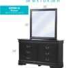 Traditional Dresser Elegant - Black - Image 3