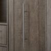 Freestanding Buffet With Hutch, Large Kitchen Pantry Storage Cabinet Cupboard With Pull Out Side Cabinet, Door Shelves And Drawer - Brown - Image 15
