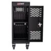 16 Bay Mobile School Charging Cart Station For Chromebook, Tablet And Laptop Computer With Power Strip Included - Black - Image 5