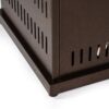 28" Propane Gas Fire Pit Table, 50000 Btu Square Steel Fire Pit For Outside Patio Deck Garden Courtyard - Brown - Image 4