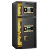 Large Double Door Coin Operated Safe, Digital Security Safe With Fireproof And Waterproof Bag, 7.0 Cubic Feet Safe Box With Hidden Code Function For Home, Office And Hotel - Black - Image 3