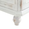 Vintage Display Cabinet With Double Glass Doors, Traditional Style Hutch For Home Or Workspace Washed - White Washed - Image 24