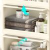 4 Tier Plastic Storage Bins With Lids, 230Qt Capacity, Stackable And Collapsible With Wheels - Cream White - Image 5