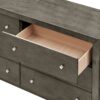 Elegant Transitional Dresser - Gray - Image 5