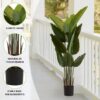 Artificial Plant Set For Indoor And Outdoor Decoration (Set of 2) - Green - Image 5