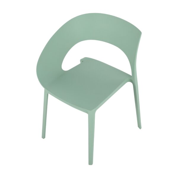 1 Piece Designed Single Chair, UV Resistant, Waterproof And Wear Resistant - Haze Green