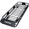 Motoring Roof Rack Rooftop Cargo Carrier Basket 64" Steel Universal Fit - Black - Image 13