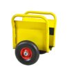 Heavy Duty Panel Dolly, Slab Dolly With 2 Nice Handles, 10" Solid Rubber Tires, Super Weight Capacity 1000 Lbs, All Terrain Movement For Heavy Drywall Sheet & Door Material - Yellow - Image 11