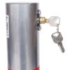 Parking Bollard Pole Barrier With Lock For Car Parking Protection - Gray - Image 8