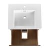Modern Freestanding Bathroom Vanity With Single Undermount Sink And Double Drawers - Brown - Image 18