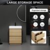 Modern Bathroom Vanities With Single Sink Combo - Oak - Image 10
