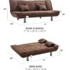 Lionel - Sofa Bed - Chocolate - Image 5
