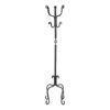 Coat Rack, Hall Tree, Free Standing, 8 Hooks, Entryway, Transitional - Black - Image 3