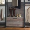 Monica - Wood Walk In Closet System & Modular Design Melamine - Rustic - Image 7