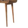Writing Desk, Curved - Chestnut - Image 3