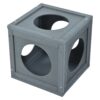 Outdoor Cat House With Shelves And Weather Protection, Removable Wood Boxes - Gray - Image 19
