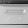 Sturdy Metal Tool Storage Cabinet With Wheels Durable Garage, Office & Home Organizer Steel - White - Image 18