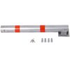 Parking Bollard Pole Barrier With Lock For Car Parking Protection - Gray - Image 4
