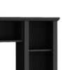 Minimalist - Entertainment Wall Unit Set With Bridge For TVs Up To 75", Ample Storage Space TV Stand With Adjustable Shelves - Black - Image 10
