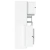 Freestanding Buffet With Hutch, Large Kitchen Pantry Storage Cabinet Cupboard With Pull Out Side Cabinet, Door Shelves And Drawer - White - Image 9