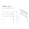 Shaker - Full 5 Pieces Bedroom Set With LED Lighting And Tufted Headboard - White - Image 3