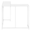 Corner Accent Console Table For Entryway, Contemporary And Modern - White - Image 4