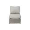 Weather Resistant Rattan Wicker 4 Person Outdoor Lounge Set With Cushions - Gray Mix - Image 8