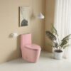 1.1 / 1.60 Gpf Dual-Flush One Piece Toilet, Water-Saving Elongated Comfort Height Floor Mounted, Soft Close 1000 Gram Map Flushing Score Toilet 23T01-Rs - Rose - Image 32