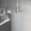 Square Rain Shower Head Ultra Thin 304 Stainless Steel Ceiling / Wall Mount Bath Fixture - Chrome - Image 5