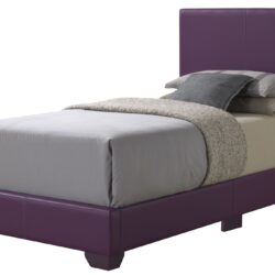 Twin Bed Stylish - Lively Purple Hue