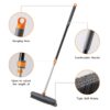 Adjustable Floor Brush With Squeegee Powerful Cleaner For Concrete, Tile, Bathrooms, Kitchens, Garages, And Pools - Black - Image 4