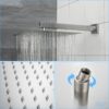 Modern Shower System With Adjustable Slide Bar, Stainless Steel And Brass Construction - Brushed Nickel - Image 7