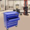 5 Drawers Multifunctional Tool Cart With Wheels - Blue - Image 11