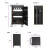 Mobile Charging Cart For Tablets Laptops 35 Device Capacity Matt Metal - Matt Black - Image 3