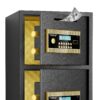 Large Double Door Coin Operated Safe, Digital Security Safe With Fireproof And Waterproof Bag, 7.0 Cubic Feet Safe Box With Hidden Code Function For Home, Office And Hotel - Black - Image 9