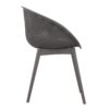 2 Piece Durable Single Chair With Mesh Hollow Out Design - Warm Gray - Image 4