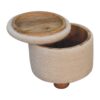 Storage Footstool - Cream - Image 3