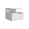 Flopini - Floating Nightstand With 1 Drawer, Compact Size - White - Image 7