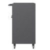 Sturdy Metal Tool Storage Cabinet With Wheels Durable Garage, Office & Home Organizer Steel - White - Image 15