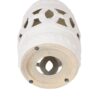 Elegant Glazed Ceramic Drum Stool Indoor / Outdoor Side Table Accent Garden Stool - White - Image 11