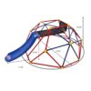 Innovative Dome Climber With Slide And Climbing Stones - Blue / Red - Image 3