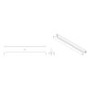 Charlston - King Bed With LED - White - Image 2