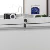 Premium 2 Drawer Metal Lateral File Cabinet With Lock, Steel Filing Cabinet For Home Office - White - Image 11