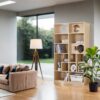 Furniture Style Cat Bookcase Cat Tree Shelves - Natural - Image 4