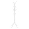 Coat Rack, Hall Tree, Free Standing, 8 Hooks, Entryway, 70"H, Contemporary & Modern - White - Image 3