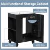 Classic Retro 24" Bathroom Vanity With Sink, Door Shelf, Side Open Storage Frame, Soft Closing Door - Black - Image 7