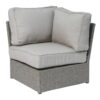 Weather Resistant Rattan Wicker 4 Person Outdoor Lounge Set With Cushions - Gray Mix - Image 7