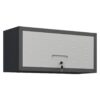 Heavy Duty Metal Wall Mounted Tool Storage Cabinet Steel Metal Garage Storage Cabinet - Black / Gray - Image 4
